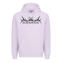 Lilac Elkaholic Premium Hoodie - artisFamous