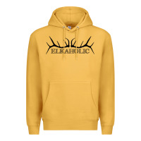 Mustard Elkaholic Premium Hoodie - artisFamous