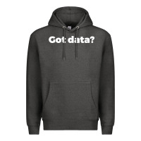Charcoal Heather data science humor white Premium Hoodie - artisFamous