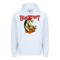 White blackfoot Premium Hoodie - artisFamous
