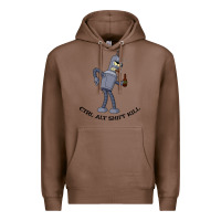 Chestnut Futurama Ctrl Alt Shift Kill Bender Premium Hoodie - artisFamous