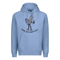 Colony Blue Futurama Ctrl Alt Shift Kill Bender Premium Hoodie - artisFamous