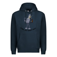 Navy Futurama Ctrl Alt Shift Kill Bender Premium Hoodie - artisFamous