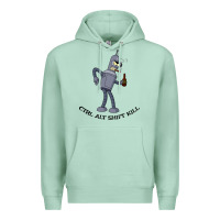 Seafoam Futurama Ctrl Alt Shift Kill Bender Premium Hoodie - artisFamous