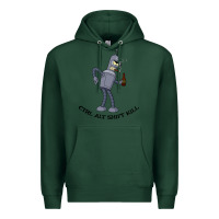 Sports Green Futurama Ctrl Alt Shift Kill Bender Premium Hoodie - artisFamous