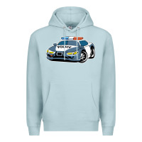Blue Mist police car Premium Hoodie - artisFamous