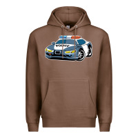 Chestnut police car Premium Hoodie - artisFamous