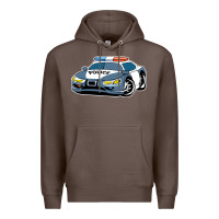 Coffee police car Premium Hoodie - artisFamous