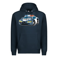 Navy police car Premium Hoodie - artisFamous