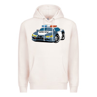 Pale Pink police car Premium Hoodie - artisFamous