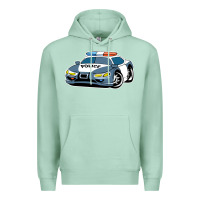 Seafoam police car Premium Hoodie - artisFamous