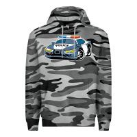 Slate Camo police car Premium Hoodie - artisFamous