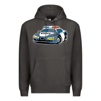 Smoke police car Premium Hoodie - artisFamous