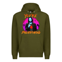 Army Green you are breathtaking keanu reeves actor Premium Hoodie - artisFamous