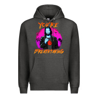 Charcoal Heather you are breathtaking keanu reeves actor Premium Hoodie - artisFamous