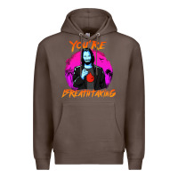 Coffee you are breathtaking keanu reeves actor Premium Hoodie - artisFamous