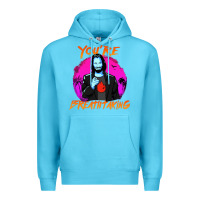 Ocean Blue you are breathtaking keanu reeves actor Premium Hoodie - artisFamous
