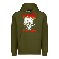 Army Green music punk Premium Hoodie - artisFamous