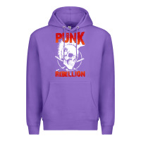 Purple music punk Premium Hoodie - artisFamous