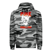 Slate Camo music punk Premium Hoodie - artisFamous