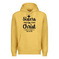 Antique Gold sister in christ Premium Hoodie - artisFamous