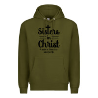 Army Green sister in christ Premium Hoodie - artisFamous