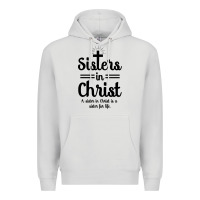 Dove Grey sister in christ Premium Hoodie - artisFamous