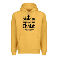 Mustard sister in christ Premium Hoodie - artisFamous