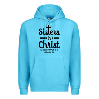 Ocean Blue sister in christ Premium Hoodie - artisFamous