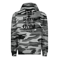 Slate Camo sister in christ Premium Hoodie - artisFamous