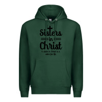 Sports Green sister in christ Premium Hoodie - artisFamous