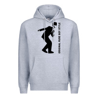Heather Grey Original Rude Boy Style Premium Hoodie - artisFamous