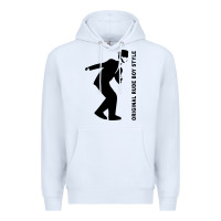 White Original Rude Boy Style Premium Hoodie - artisFamous