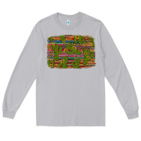 Moon Dust cinco de mayo sunflower and cactus background Long Sleeve Tee - Artiststas