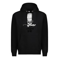 Black bourdain cook free or die Premium Hoodie - artisFamous