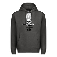 Charcoal Heather bourdain cook free or die Premium Hoodie - artisFamous