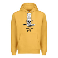 Mustard bourdain cook free or die Premium Hoodie - artisFamous