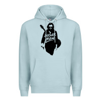 Blue Mist sugar music guitar Premium Hoodie - artisFamous