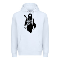 White sugar music guitar Premium Hoodie - artisFamous