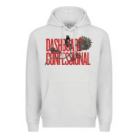 Dove Grey DASHBOARD CONFESSIONAL Premium Hoodie - artisFamous