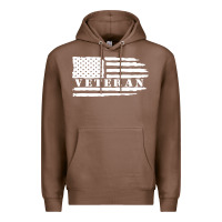Chestnut american veteran, patriotic american tee, army style sweatshirt Premium Hoodie - artisFamous