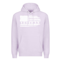 Lilac american veteran, patriotic american tee, army style sweatshirt Premium Hoodie - artisFamous