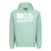 Seafoam american veteran, patriotic american tee, army style sweatshirt Premium Hoodie - artisFamous