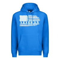 True Royal american veteran, patriotic american tee, army style sweatshirt Premium Hoodie - artisFamous
