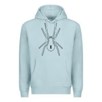 Blue Mist black widow Premium Hoodie - artisFamous