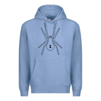 Colony Blue black widow Premium Hoodie - artisFamous