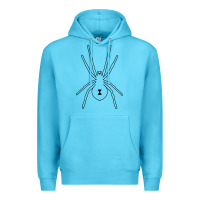 Ocean Blue black widow Premium Hoodie - artisFamous