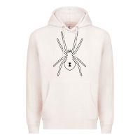 Pale Pink black widow Premium Hoodie - artisFamous