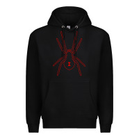 Black black widow Premium Hoodie - artisFamous