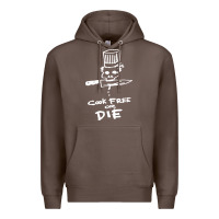 Coffee bourdain cook free or die Premium Hoodie - artisFamous